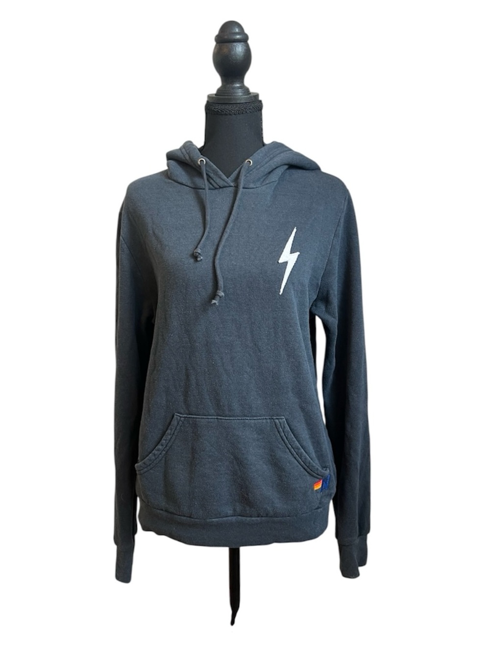 Aviator Nation Bolt Stitch Pullover Hoodie - Medium